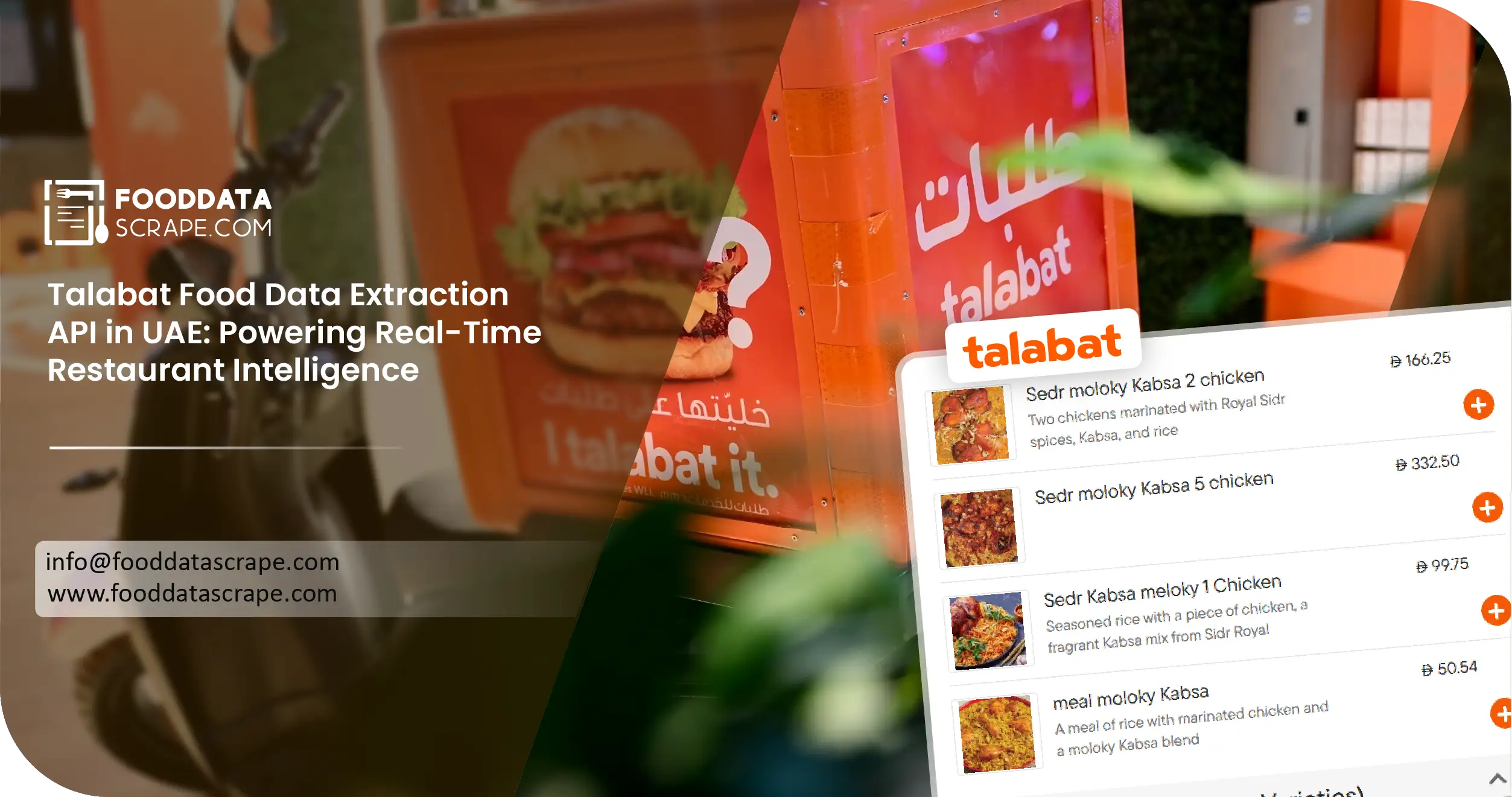Talabat Food Delivery UAE Data Scraping